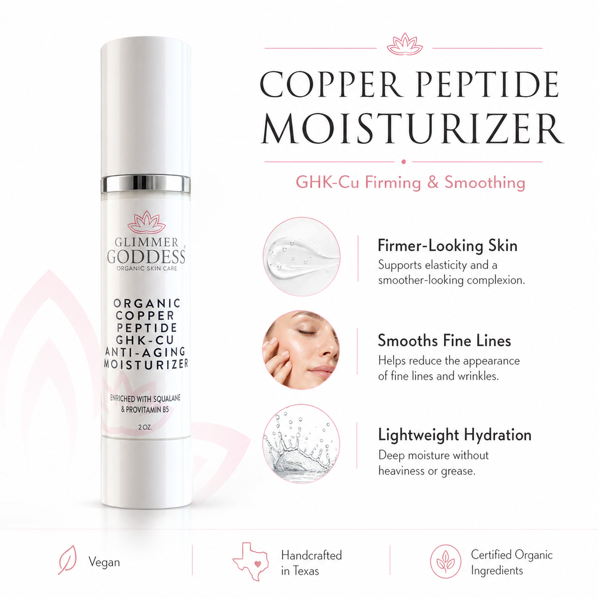 Organic Copper Peptide Firming Moisturiser
