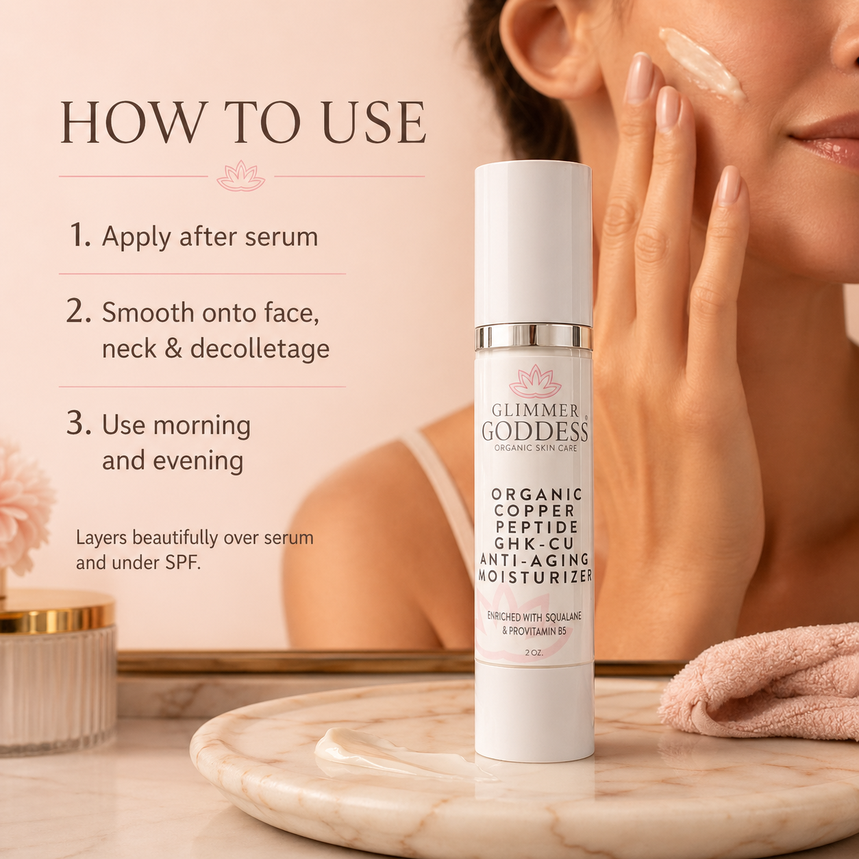 Organic Copper Peptide Firming Moisturiser