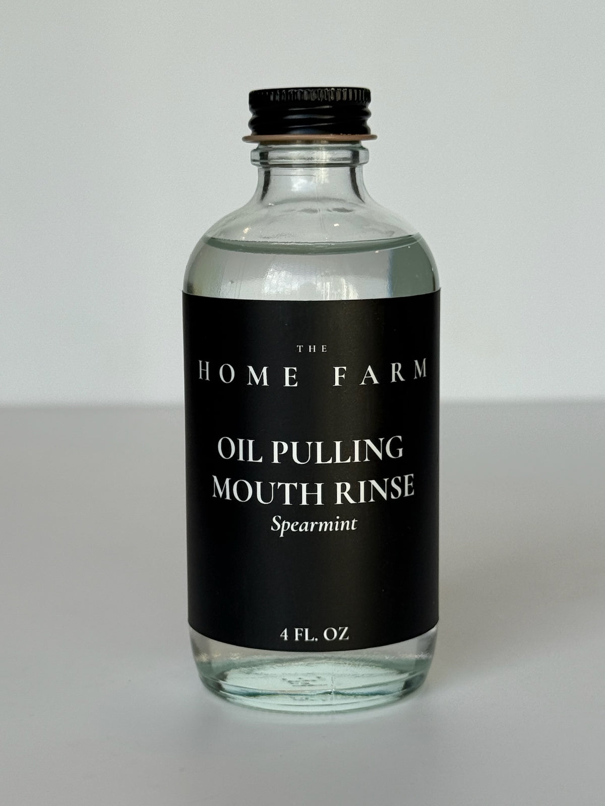 Spearmint Oil Pulling Rinse