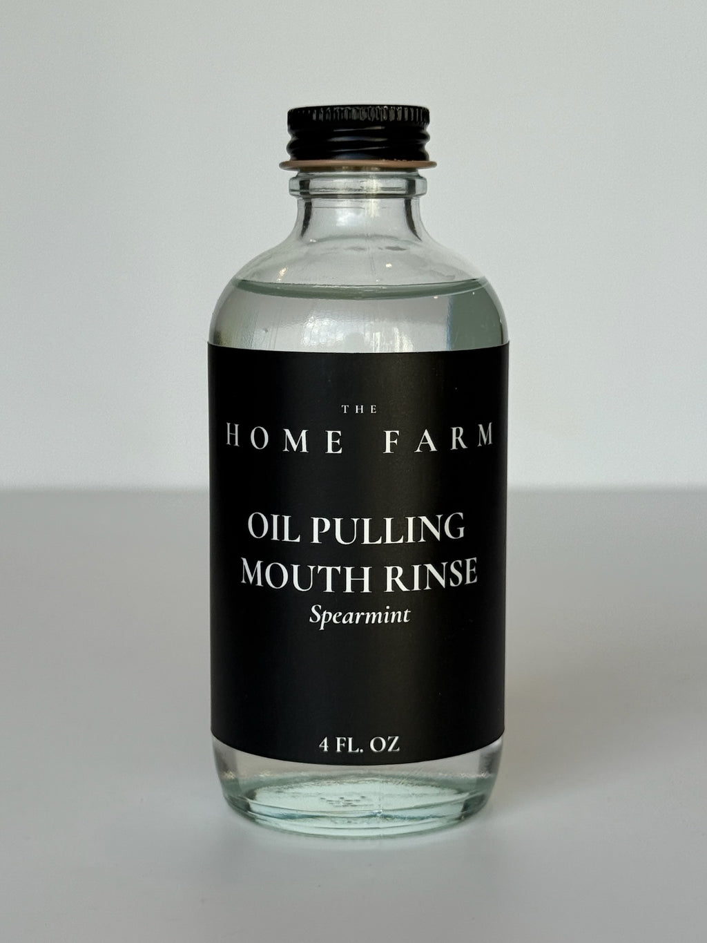 Spearmint Oil Pulling Rinse